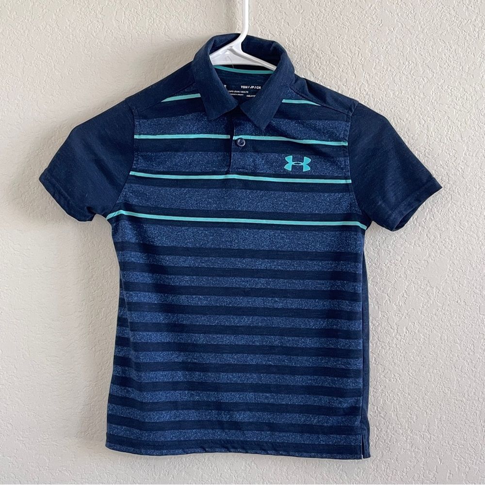 Under Armour Youth Small Loose Heatgear Polo - EUC